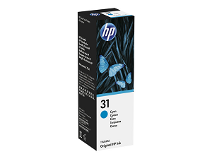 Tinteiro HP nº 31 Ink Bottle 70ml 1VU26AE "Cyan"