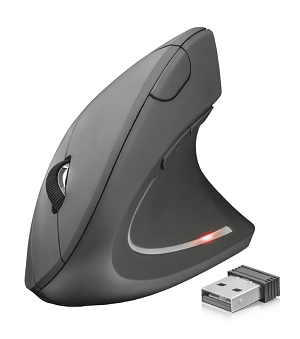 Rato TRUST Verto Wireless Ergonomic Mouse 1600dpi