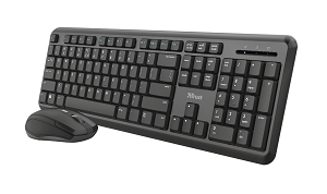 Kit TRUST TKM-350 Wireless (Teclado + Rato) "Black"
