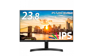 Monitor LG IPS 23.8" 24MK600M FullHD 75Hz 5ms VGA~2xHDMI
