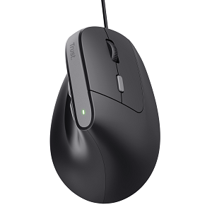 Rato TRUST Bayo II Ergonomic Wired Mouse 800~2400dpi "Black"
