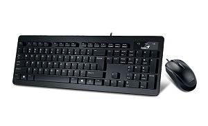 Kit GENIUS SlimStar C130 Value Stylish Slim USB "Black"
