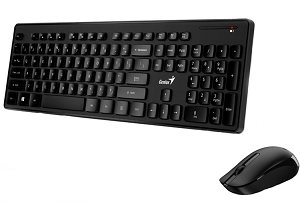 Kit GENIUS Wireless SlimStar 8006 USB "Black"