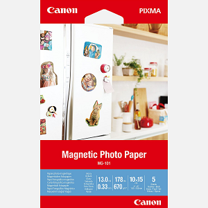 Papel CANON MG-101 Magnetic Photo 10x15 670gr 5Fls