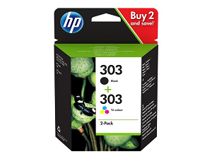 Tinteiro HP nº 303 (Pack T6N02A+T6N01A) 3YM92AE Black+Color