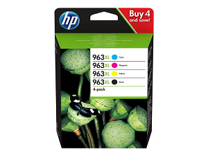 Tinteiro HP nº 963XL (Pack4 Black/Cyan/Magenta/Yellow) 3YP3A