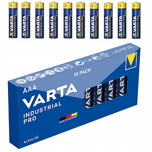 Pilha VARTA Industrial Pro Alcalinas AAA 1,5V-LR03 (10 unid)