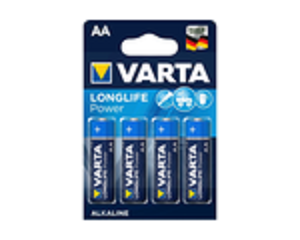 Pilhas VARTA Alcalinas AA 1,5V-LR6 (4 unidades)
