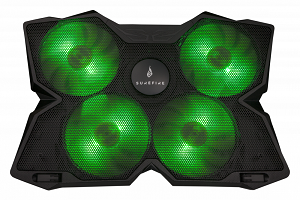 Base Ventilada SUREFIRE BORA 4X120mm Fan 12"~17" "Green Led"