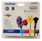 Tinteiro BROTHER (Pack 4 LC970BK/C/M/Y) LC970VALBP