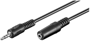 Cabo GOOBAY Audio Stereo Jack (3.5mm M«»3.5mm F) 3.0Mts
