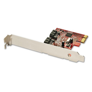 Placa PCI-E LINDY Controladora 2xS-ATA6G RAID 0,1