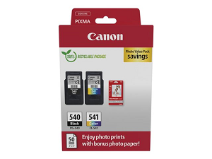 Tinteiro CANON nº 540 + nº 541 PG-540+CL-541 "Black+Color"