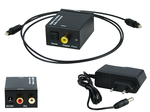 Conversor Audio Digital (Toslink«»2xRCA)