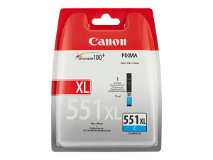 Tinteiro CANON nº 551XL CLI-551C XL "Cyan"