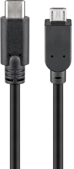 Cabo GOOBAY USB2.0 (Type-C«»Micro-B) 0.60Mts "Black"