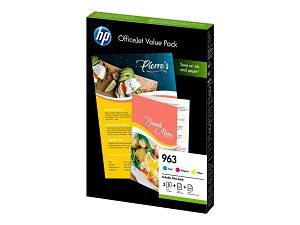 Tinteiro HP nº 963 Value Pack (Pack 3 Cyan/Magenta/Yellow)