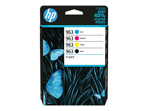 Tinteiro HP nº 963 (Pack4 Black/Cyan/Magenta/Yellow) 6ZC70A
