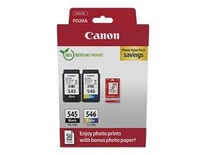Tinteiro CANON nº 545 + nº 546 PG-545+CL-546 "Black+Color" 