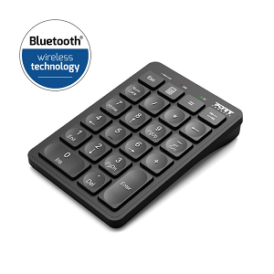 PORT Rechargeable Bluetooth Numeric Keypad "Black"