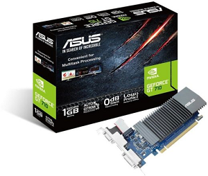 Placa Grafica ASUS GT710-SL-1GD5-BRK 1Gb DDR5 32-Bit 192-CUDA