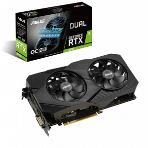 Placa Grafica ASUS DUAL-RTX2070-O8G-EVO-V2 256-bit 2304 CUDA