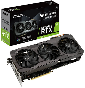 Placa Grafica ASUS TUF-RTX3070-O8G-V2-GAMING 256-bit 5888-CU