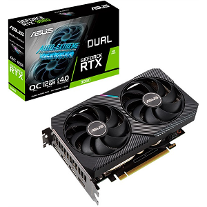 Placa Grafica ASUS DUAL-RTX3060-O12G-V2 192-bit 3584-CUDA