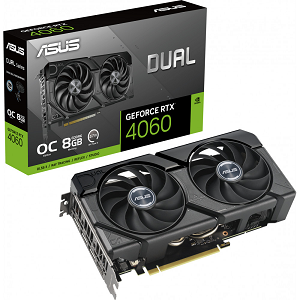 Placa Grafica ASUS DUAL-RTX4060-O8G-EVO 128-bit 3072-CUDA