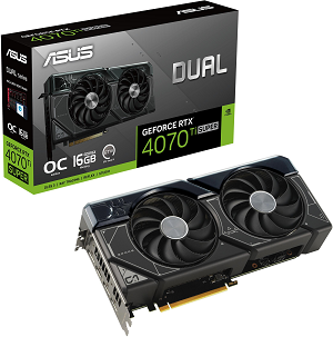 Placa Grafica ASUS DUAL-RTX4070TIS-O16G 256-bit 8448-CUDA