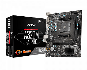 Motherboard MSI A320M-A PRO SKTAM4 2xDDR4/2667