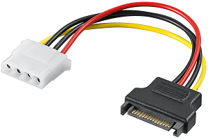Cabo GOOBAY Alimentação Interno (1xS-ATA«»1x5.25"M) 