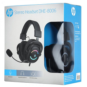 HP DHE-8006 Stereo Headset 7.1 Surround USB2.0 RGB "Black"