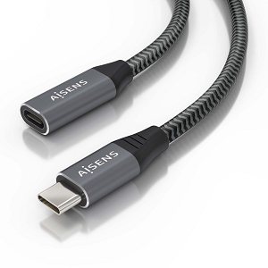 Cabo Extensão USB3.2 (USB-C Male«»USB-C Female) 0.50Mts