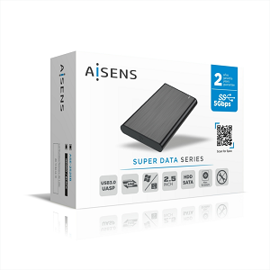 Caixa Externa AISENS 2.5" S-ATA«»USB3.0 "Black"
