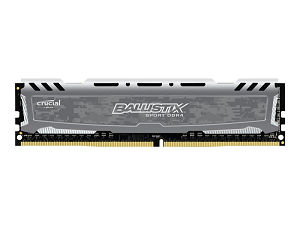 DIMM 4Gb DDR4 PC-2666 CL16 CRUCIAL Ballistix Sport LT "Grey"