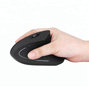 Rato Wireless Ergonomic Mouse 800~1200~1600 "Black"
