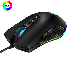 Rato RGB Gaming Mouse 800~1600~2400~3200dpi USB "Black"