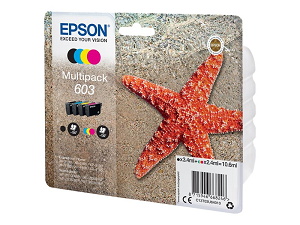 Tinteiro EPSON nº 603 (Pack4 T03U1/T03U2/T03U3/T03U4) T03U6