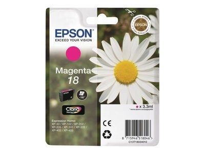 Tinteiro EPSON nº 18 XP-30.102.202.302.402 T1803 "Magenta"