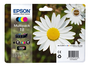 Tinteiro EPSON nº 18 (Pack4 T1801/T1802/T1803/T1804) T1806