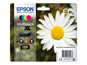 Tinteiro EPSON nº 18XL (Pack4 T1811/T1822/T1813/T1814) T1816