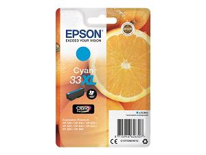 Tinteiro EPSON nº 33XL XP-530.630.830.900 T3362 "Cyan"