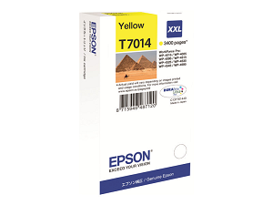 Tinteiro EPSON WorkForce Pro XXL T7014 (3.4Kpág@5%) "Yellow"