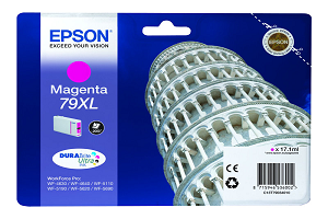 Tinteiro EPSON WorkForce Pro 79XL T7903 (2Kpág@5%) "Magenta"  