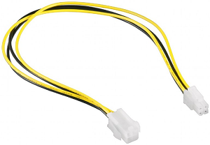 Cabo GEMBIRD Alimentação ATX (1x4Pin F«»1x4Pin M) 0.30Mts