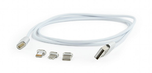 Cabo GEMBIRD (USB«»Micro-USB~USB3.1 Type-C~Lightning) 1.0Mts