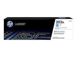 Toner HP Color LaserJet nº 203A CF541A (1.3Kpág@5%) "Cyan"