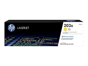 Toner HP Color LaserJet nº 203A CF542A (1.3Kpág@5%) "Yellow"