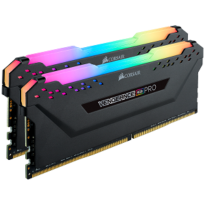 CORSAIR 16GB 2x8GB DDR4 3600MHz CL18 Vengeance Pro RGB Black